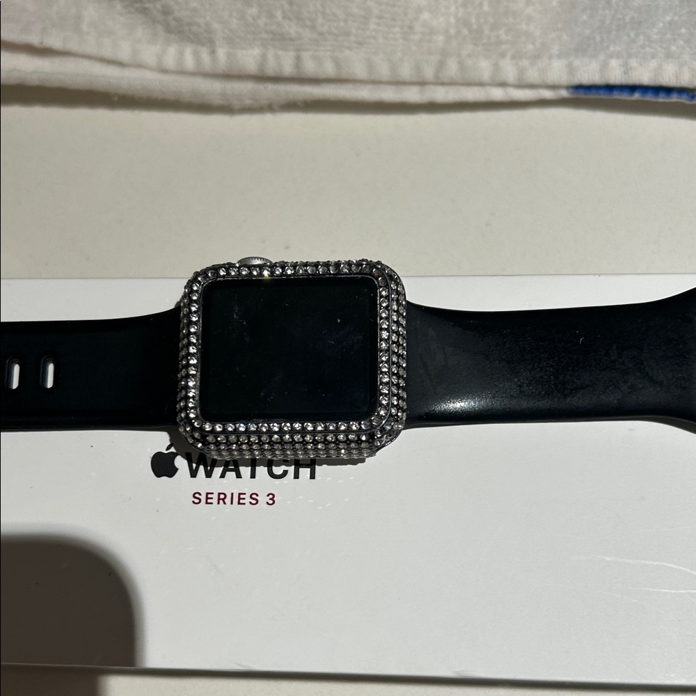 Apple Smartwatch with Black Band - Picture 3 of 3